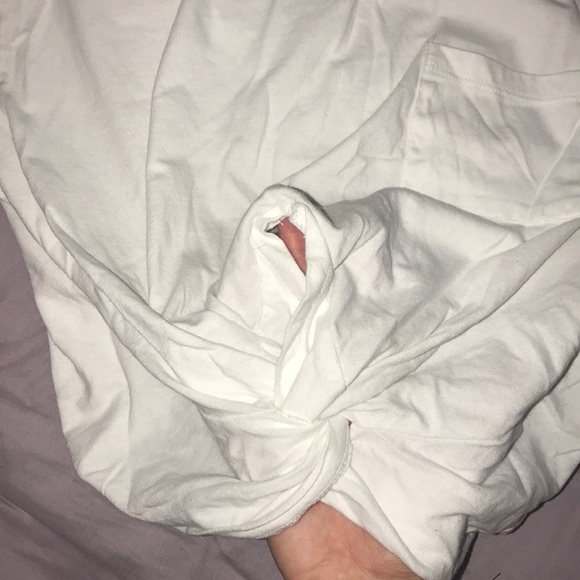 White Crop Top - Picture 2 of 3